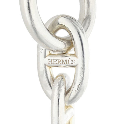HERMES Chaine d'Ancre TGM 925 Silver Bracelet Size ONE SIZE