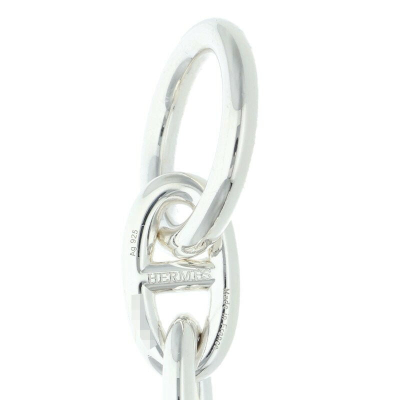 HERMES Chaine d'Ancre GM 925 Silver Bracelet Size ONE SIZE