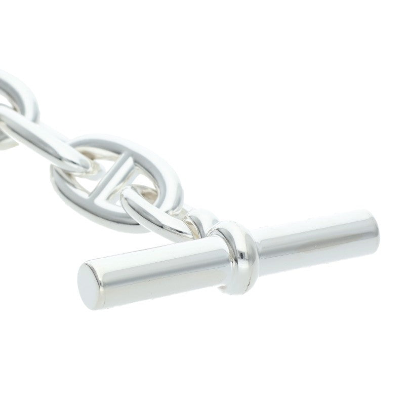 HERMES Chaine d'Ancre GM 925 Silver Bracelet Size ONE SIZE