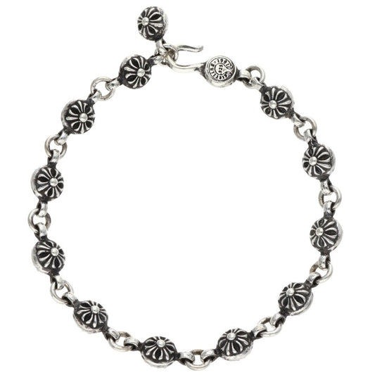 Chrome Hearts #1 Cross Ball Silver Bracelet Size ONE SIZE