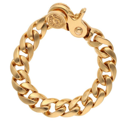 Chrome Hearts 22K Classic Link Gold Bracelet Size 15LINK