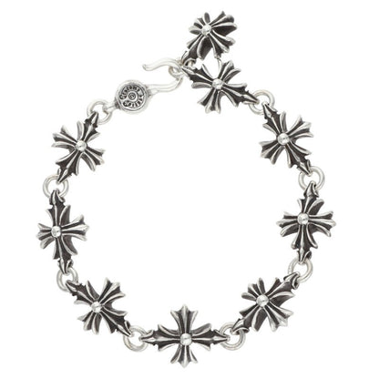Chrome Hearts CO CH Plus Silver Bracelet Size 9LINK
