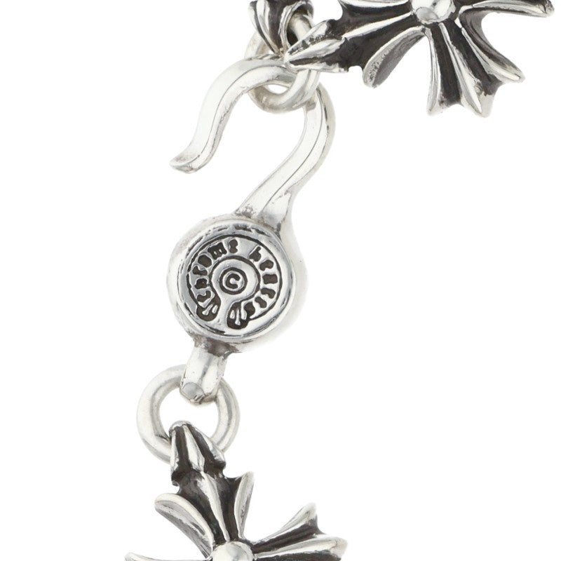 Chrome Hearts CO CH Plus Silver Bracelet Size 9LINK