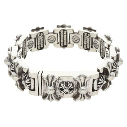 Chrome Hearts H LINK H Cross Motif Bracelet Size ONE SIZE