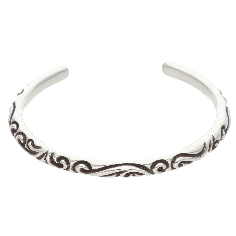 Chrome Hearts BANGLE SCROLL Silver Bangle Size ONE SIZE