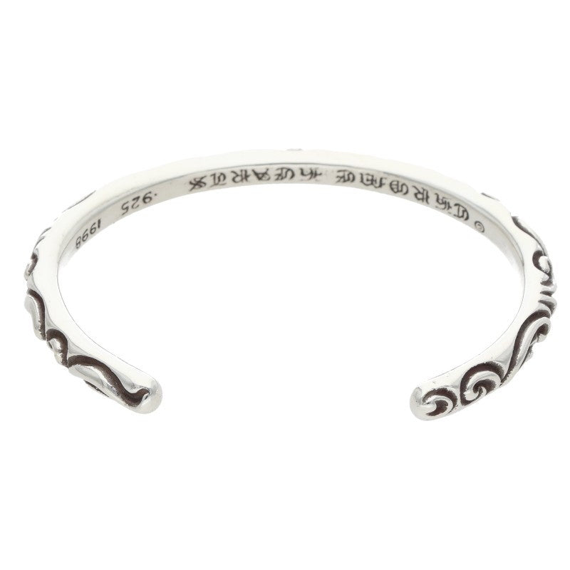 Chrome Hearts BANGLE SCROLL Silver Bangle Size ONE SIZE