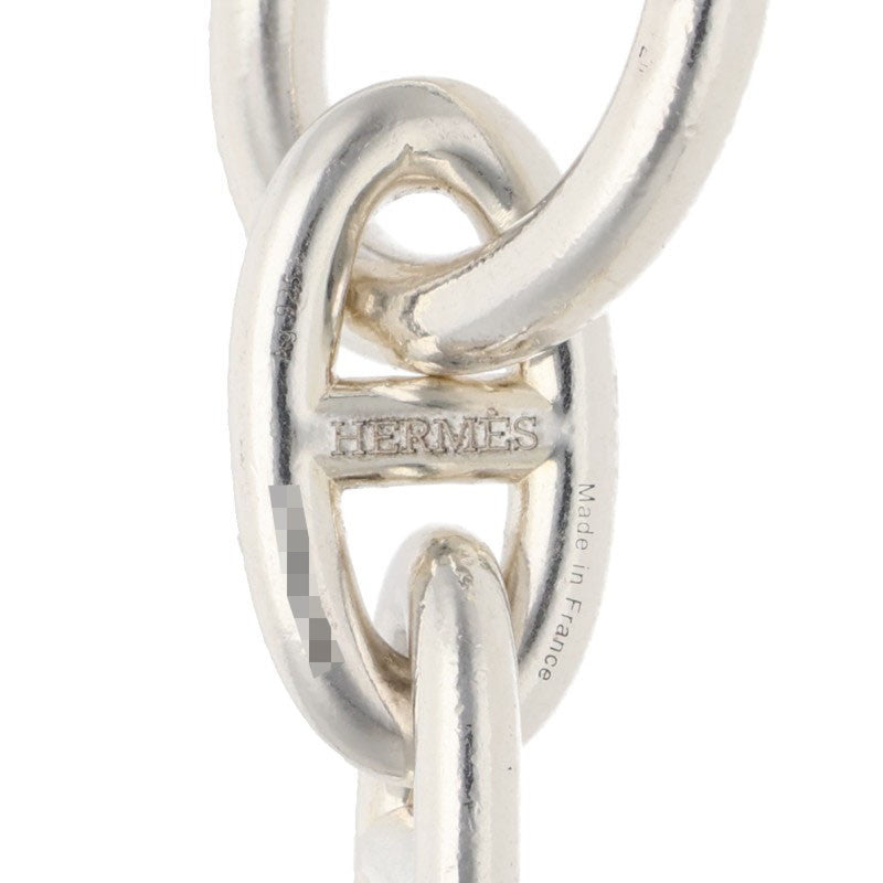 HERMES Chaine d'Ancre GM 925 Silver Bracelet Size ONE SIZE