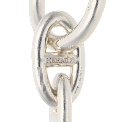 HERMES Chaine d'Ancre GM 925 Silver Bracelet Size ONE SIZE