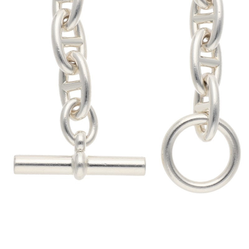 HERMES Chaine d'Ancre GM 925 Silver Bracelet Size ONE SIZE