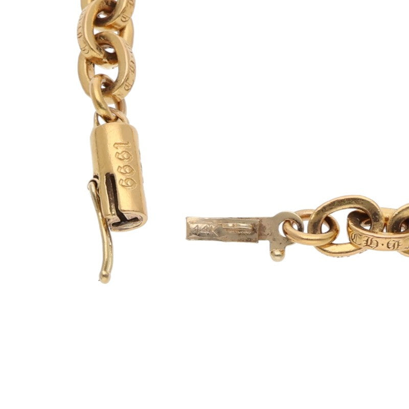 Chrome Hearts 22K Paper Chain Gold Bracelet Size ONE Yellow