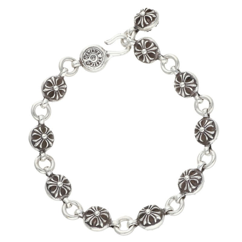 Chrome Hearts #2 Cross Ball Silver Bracelet Size ONE SIZE
