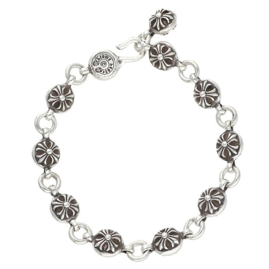 Chrome Hearts #2 Cross Ball Silver Bracelet Size ONE SIZE