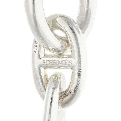 HERMES Chaine d'Ancre TGM 925 Silver Bracelet Size ONE SIZE