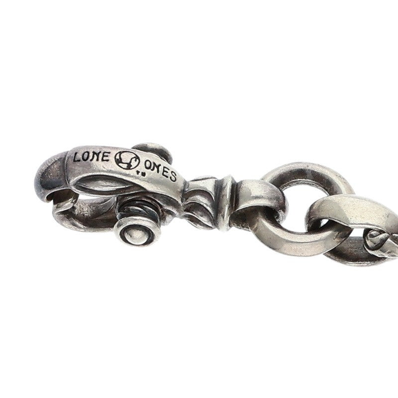 LONEONES Heron w/ Crane Bell M Silver Bracelet