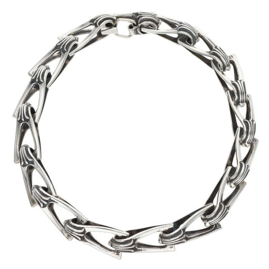Chrome Hearts WINDOW CHAIN Silver Bracelet 925 Size ONE SIZE