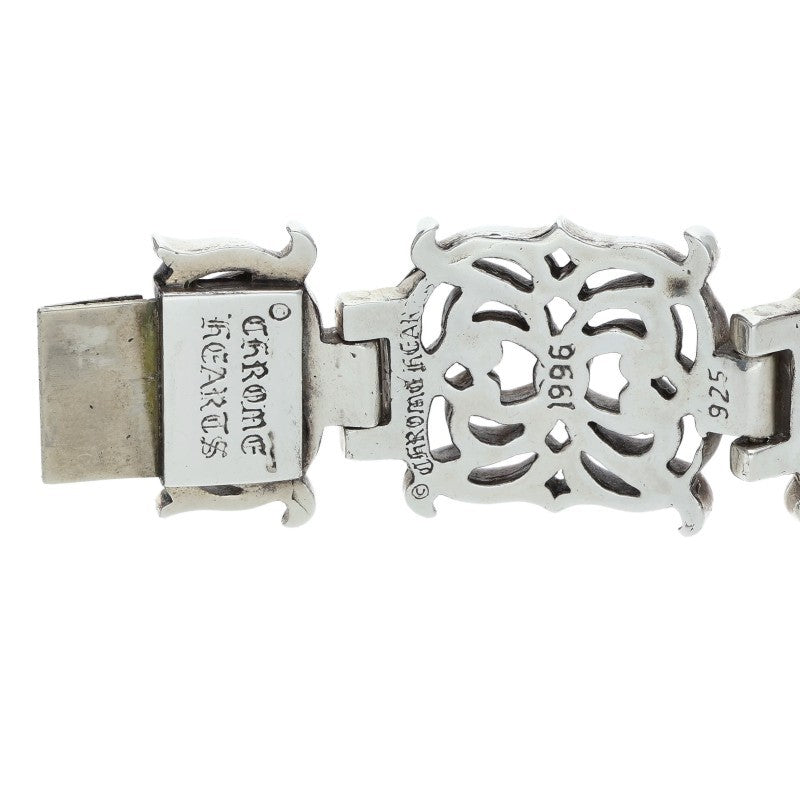 Chrome Hearts Wide Spider Silver Bracelet Size 4LINK
