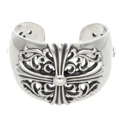 Chrome Hearts FLRL CRS CUFF Sterling Silver Size ONE SIZE
