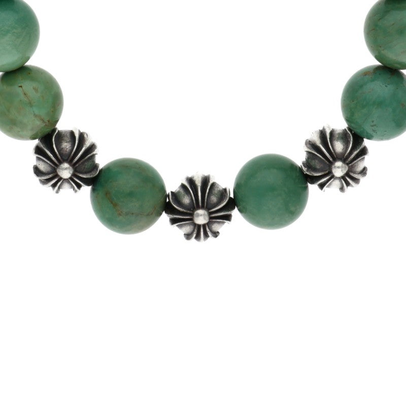 Chrome Hearts 12mm Turquoise Bead Bracelet 925 Size ONE SIZE