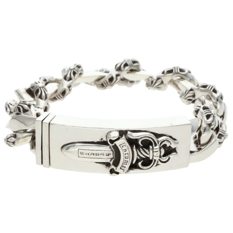 Chrome Hearts ID DAGGER Fancy Link Bracelet Size ONE SIZE