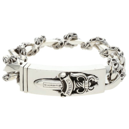 Chrome Hearts ID DAGGER Fancy Link Bracelet Size ONE SIZE