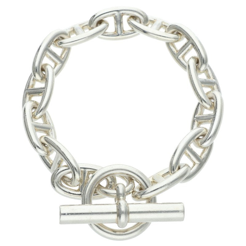 HERMES Chaine d'Ancre GM Silver Bracelet Size ONE SIZE
