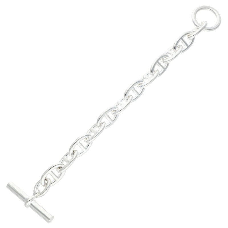HERMES Chaine d'Ancre TGM Silver Bracelet Size ONE SIZE