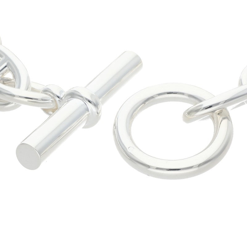 HERMES Chaine d'Ancre TGM Silver Bracelet Size ONE SIZE