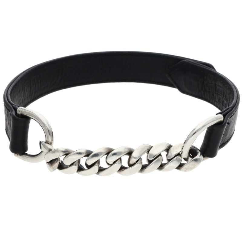 Chrome Hearts Cross Ball Double Chain Leather Size ONE SIZE
