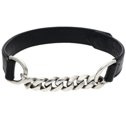 Chrome Hearts Cross Ball Double Chain Leather Size ONE SIZE