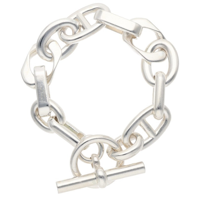 HERMES Alea GM Silver Bracelet Size ONE SIZE