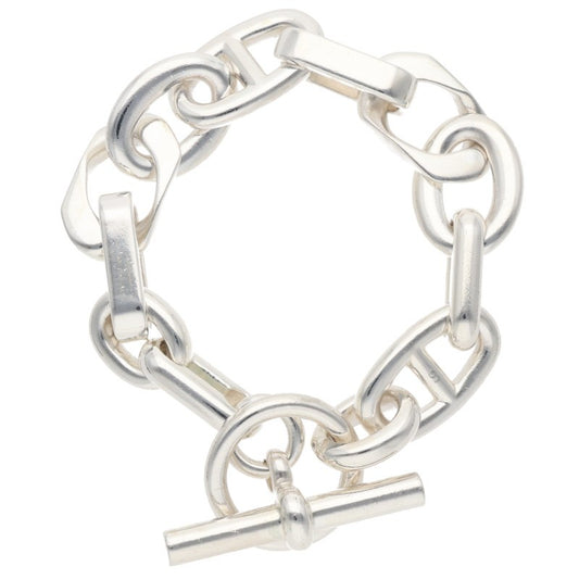 HERMES Alea GM Silver Bracelet Size ONE SIZE