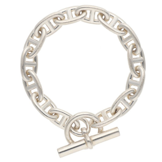 HERMES Chaine d'Ancre GM Silver Bracelet Size ONE SIZE