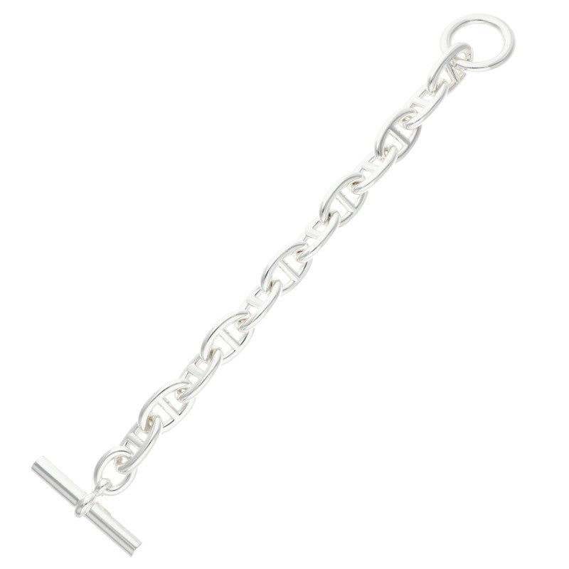HERMES Chaine d'Ancre TGM Silver Bracelet Size ONE SIZE