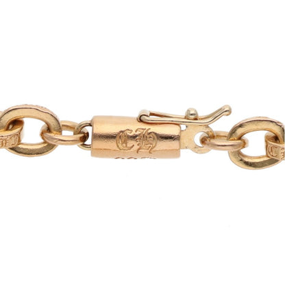 Chrome Hearts 22K Paper Chain Gold Bracelet Size ONE SIZE