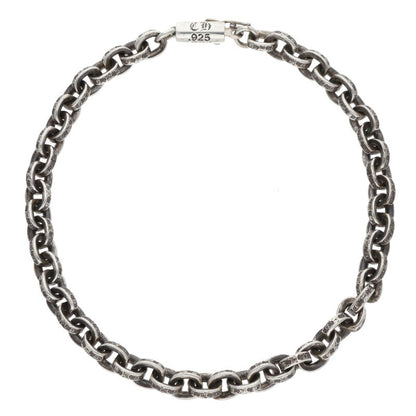Chrome Hearts Paper Chain Silver Bracelet Size 8INCH