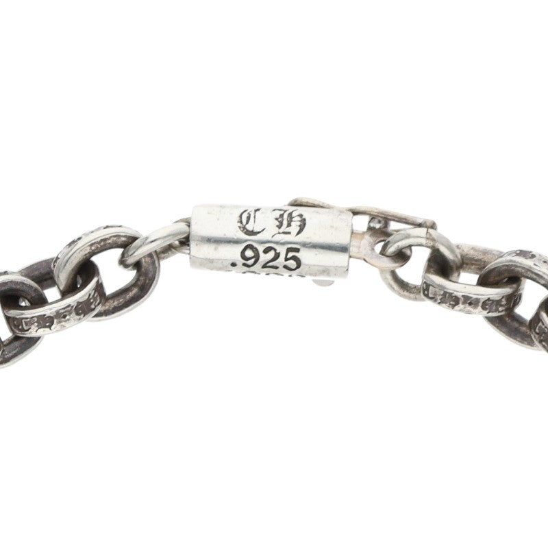 Chrome Hearts Paper Chain Silver Bracelet Size 8INCH
