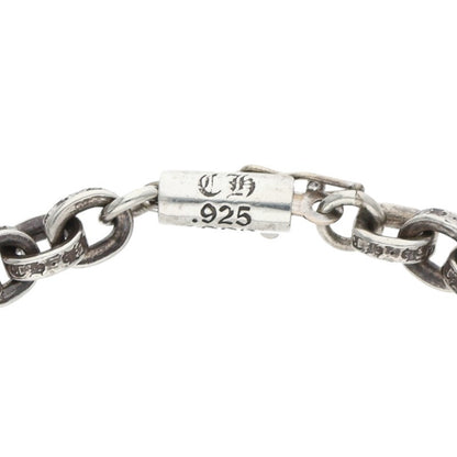Chrome Hearts Paper Chain Silver Bracelet Size 8INCH