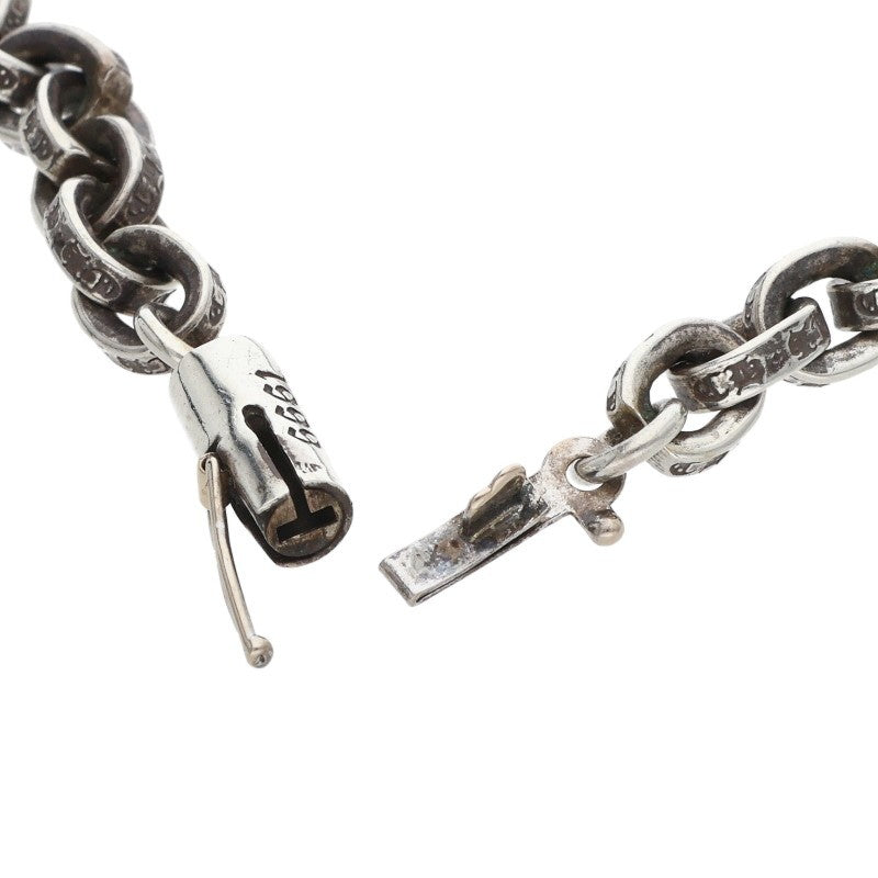 Chrome Hearts Paper Chain Silver Bracelet Size 8INCH