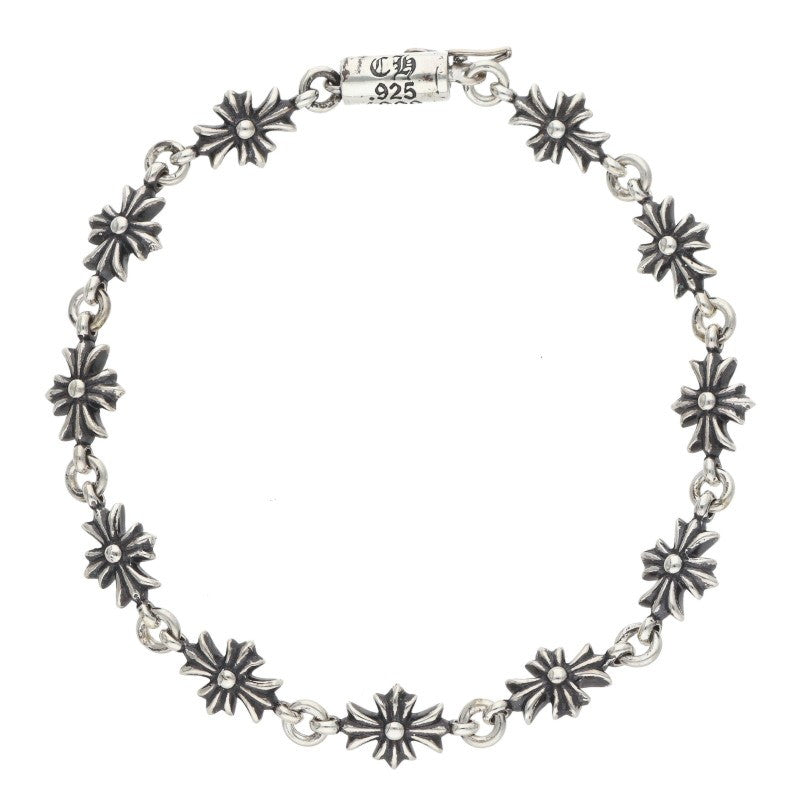 Chrome Hearts TNY ECH Plus Silver Bracelet Size 11LINK