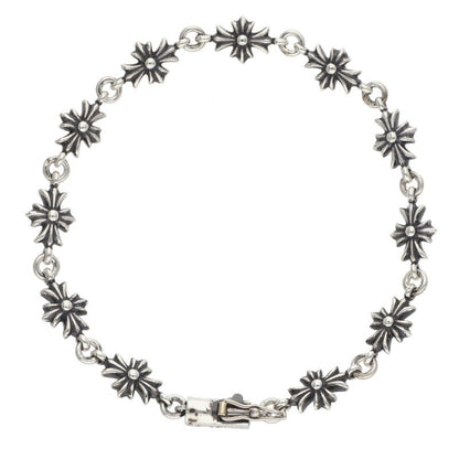 Chrome Hearts TNY ECH Plus Silver Bracelet Size 11LINK