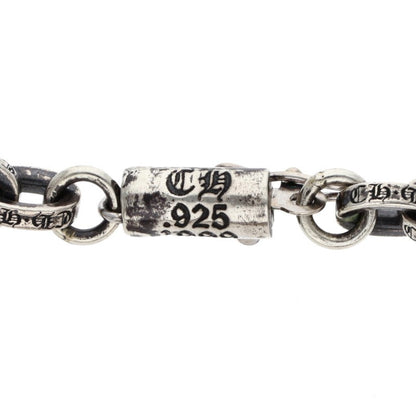 Chrome Hearts PAPER CHAIN Silver Bracelet Size 7INCH