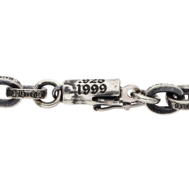 Chrome Hearts PAPER CHAIN Silver Bracelet Size 7INCH