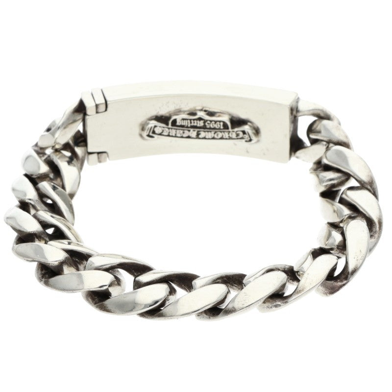 Chrome Hearts ID 3CHX Sterling Silver Bracelet Size 13LINK