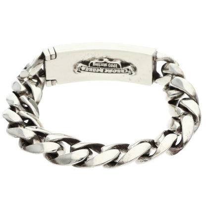 Chrome Hearts ID 3CHX Sterling Silver Bracelet Size 13LINK