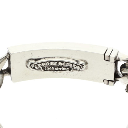 Chrome Hearts ID 3CHX Sterling Silver Bracelet Size 13LINK