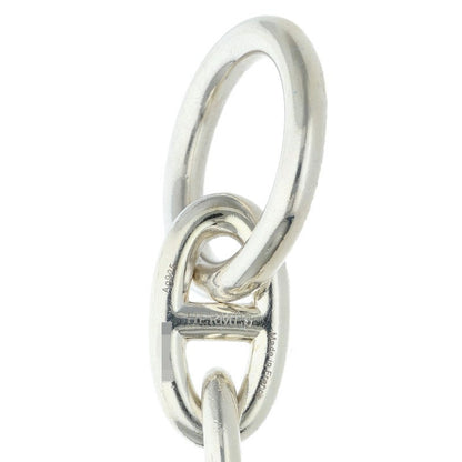 HERMES Chaine d'Ancre GM 925 Silver Bracelet Size ONE SIZE
