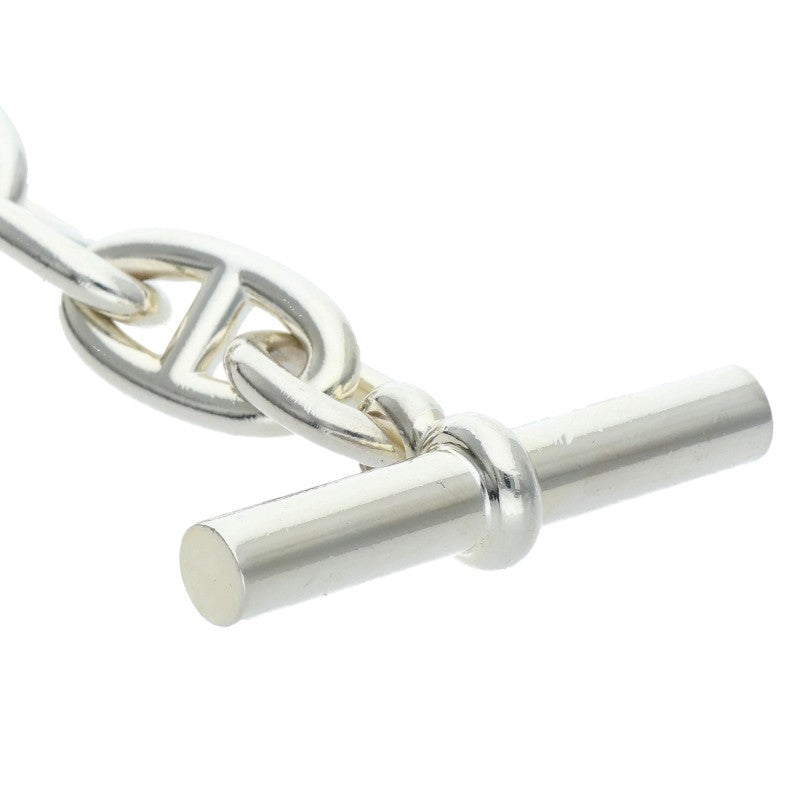 HERMES Chaine d'Ancre GM 925 Silver Bracelet Size ONE SIZE