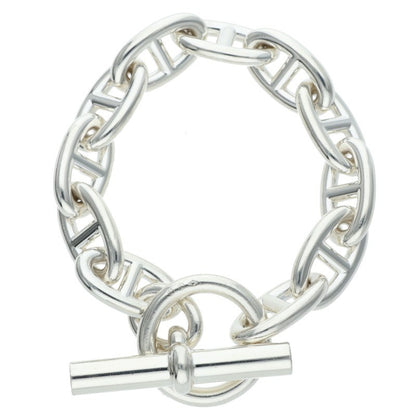HERMES Chaine d'Ancre GM Silver Bracelet Size ONE SIZE