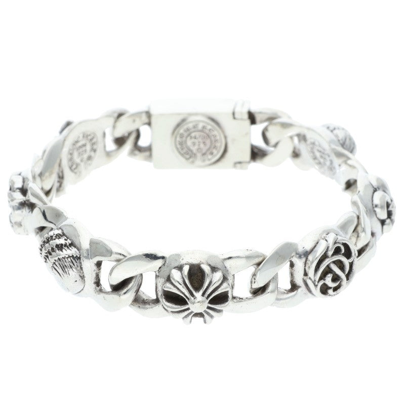 Chrome Hearts SMALL MULTI LINK Silver Bracelet Size 7LINK
