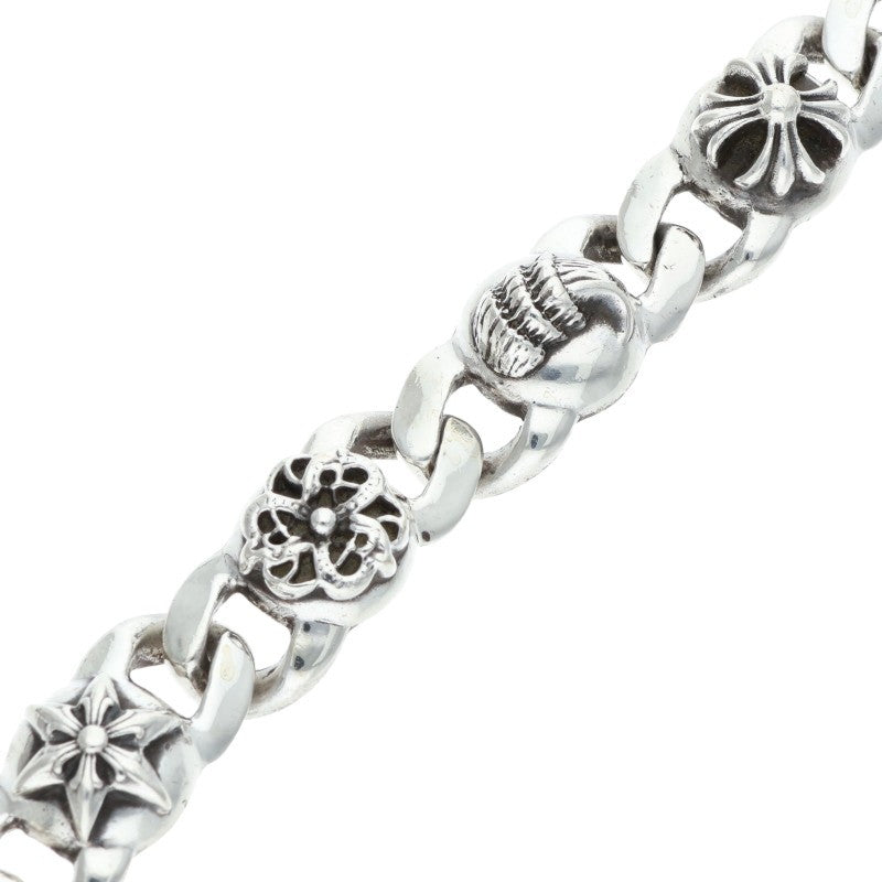 Chrome Hearts SMALL MULTI LINK Silver Bracelet Size 7LINK